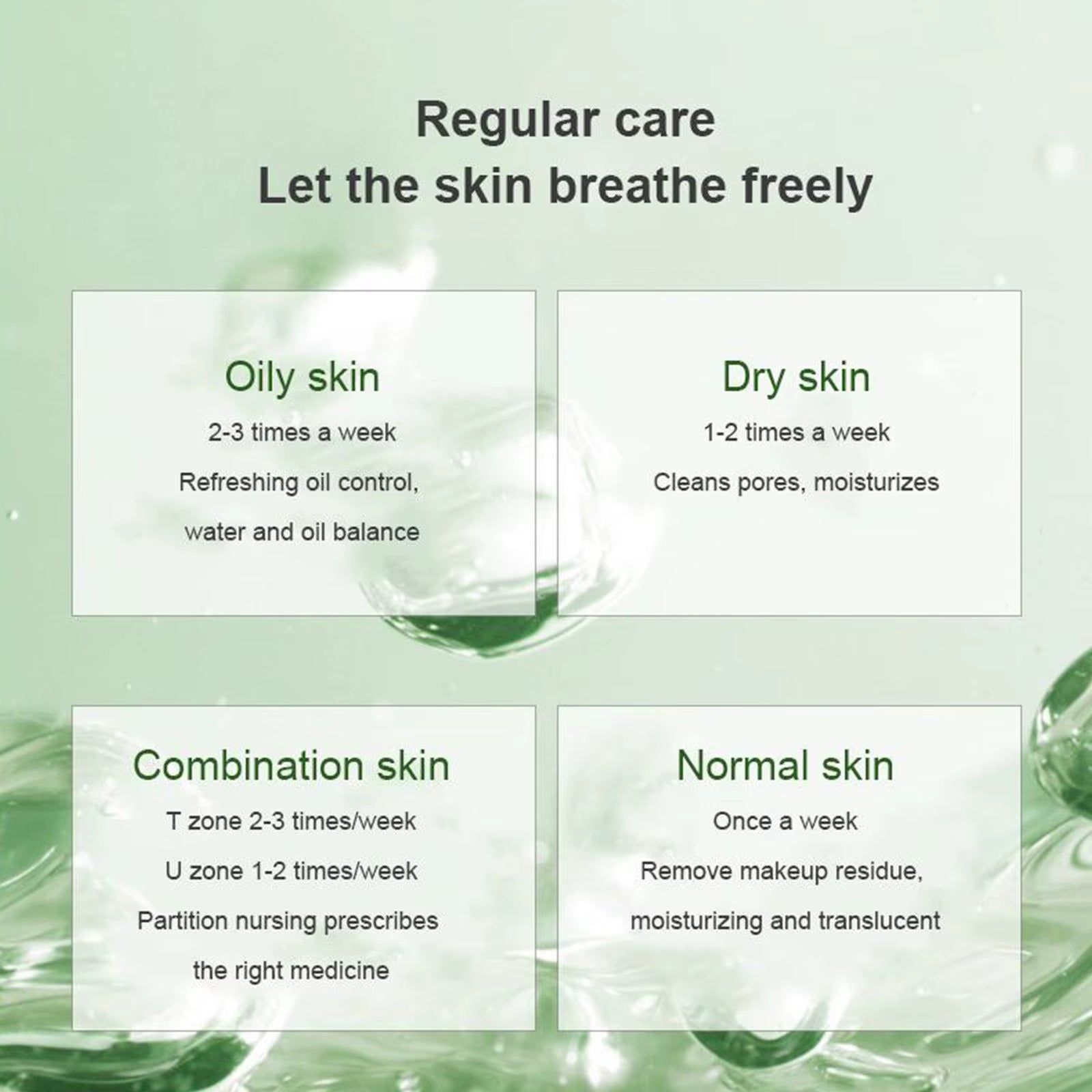 Green Tea Cleansing Mask for Acne and Blemish Treatment - Natural Plant-Based Formula for Blackhead Removal and Gentle Skincare Solutions