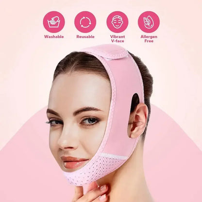 Women's Facial Slimming and Lifting Band - V-Line Shaper and Cheek Lift Strap for Enhanced Beauty and Skin Care