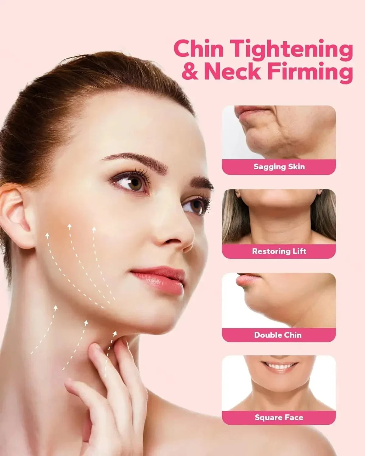 Women's Facial Slimming and Lifting Band - V-Line Shaper and Cheek Lift Strap for Enhanced Beauty and Skin Care