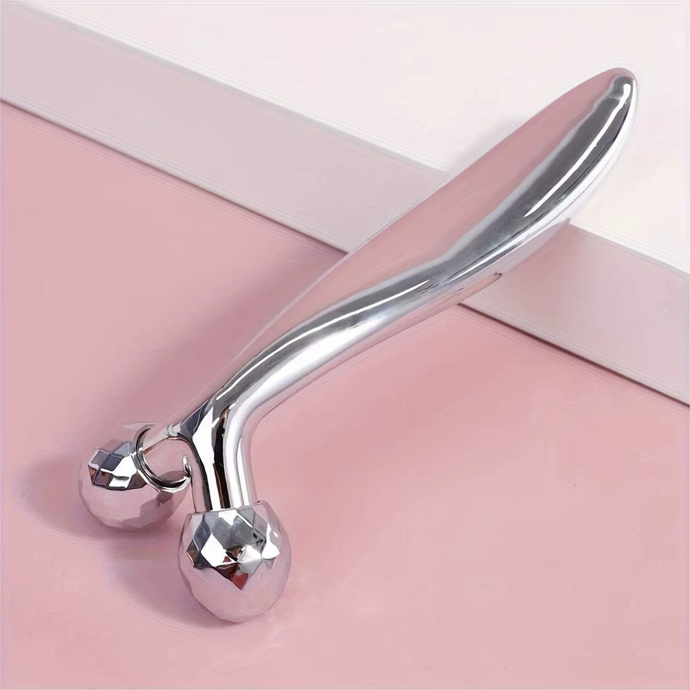3D Rotating Y-Shaped Facial Massager and Eye Roller - Handheld Skincare Enhancement Tool