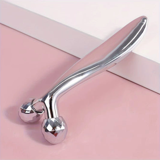 3D Rotating Y-Shaped Facial Massager and Eye Roller - Handheld Skincare Enhancement Tool