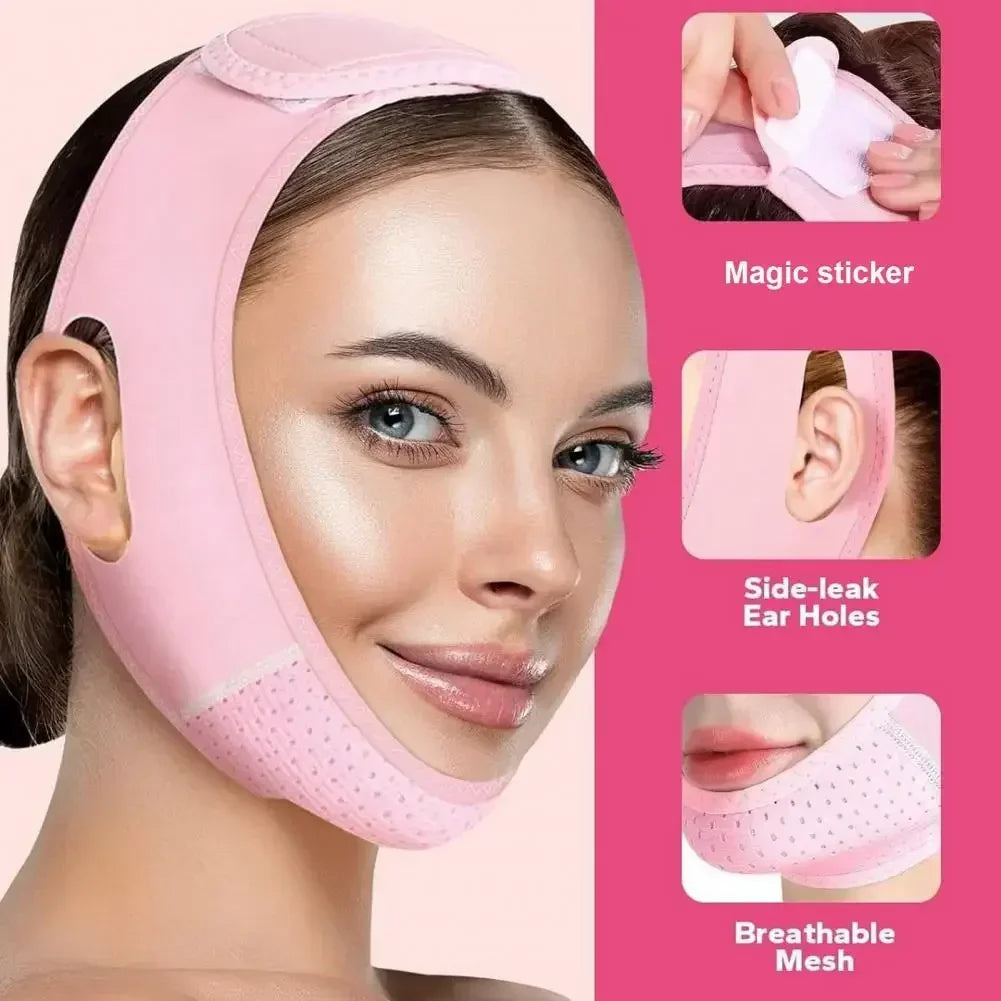 Women's Facial Slimming and Lifting Band - V-Line Shaper and Cheek Lift Strap for Enhanced Beauty and Skin Care