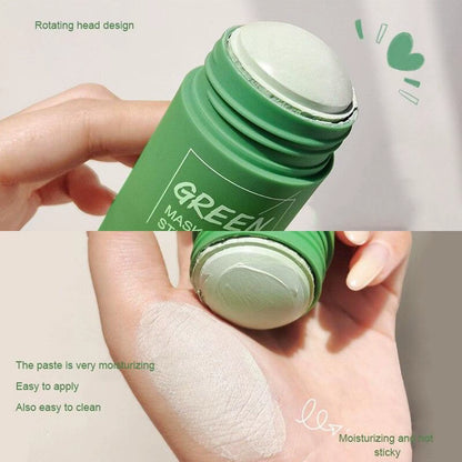 Green Tea Cleansing Mask for Acne and Blemish Treatment - Natural Plant-Based Formula for Blackhead Removal and Gentle Skincare Solutions